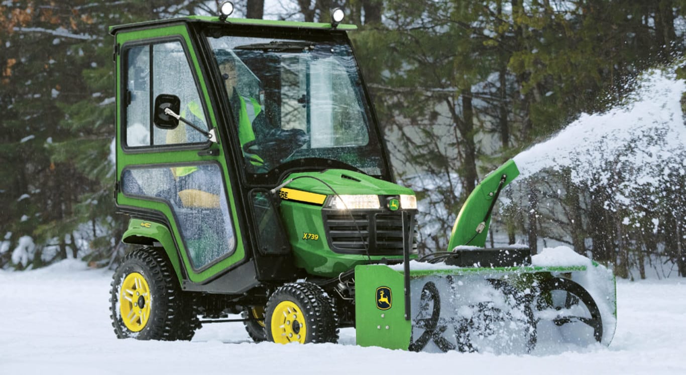 John Deere 44-inch Snow Blower for X300 Series and X500 and X520 - 700DM
