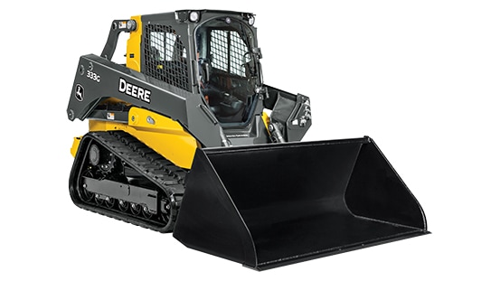 a 333 G Tier Compact Track Loader on a white background