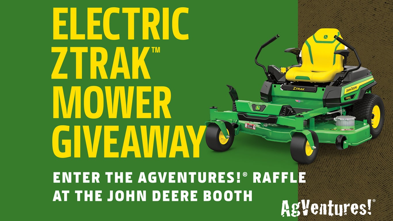Electric ZTrak Mower Giveaway Graphic