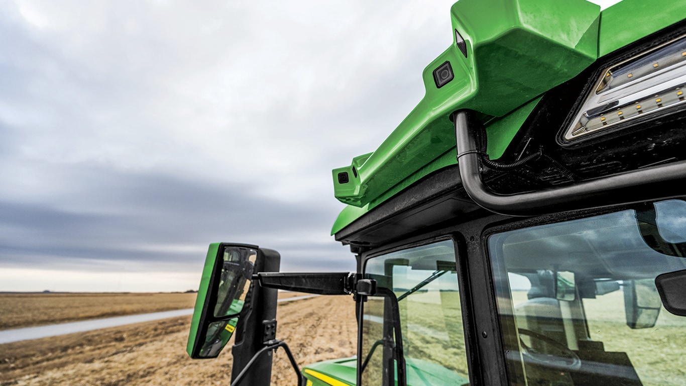 Perception system on the tractor.