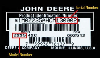 john deere parts lookup by serial number