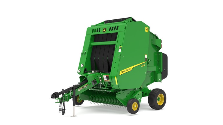 Front-left view of the 451E Baler (2nd thumbnail)