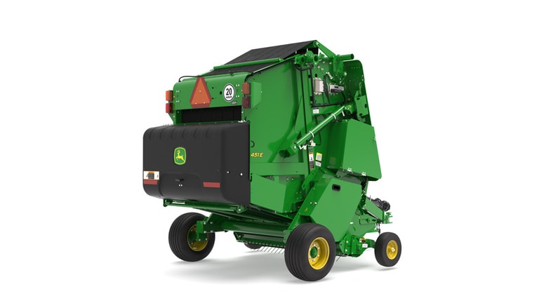 Rear-right view of the 451E Baler (6th thumbnail)