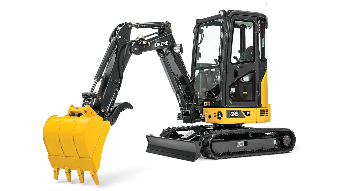 studio image of 26P excavator