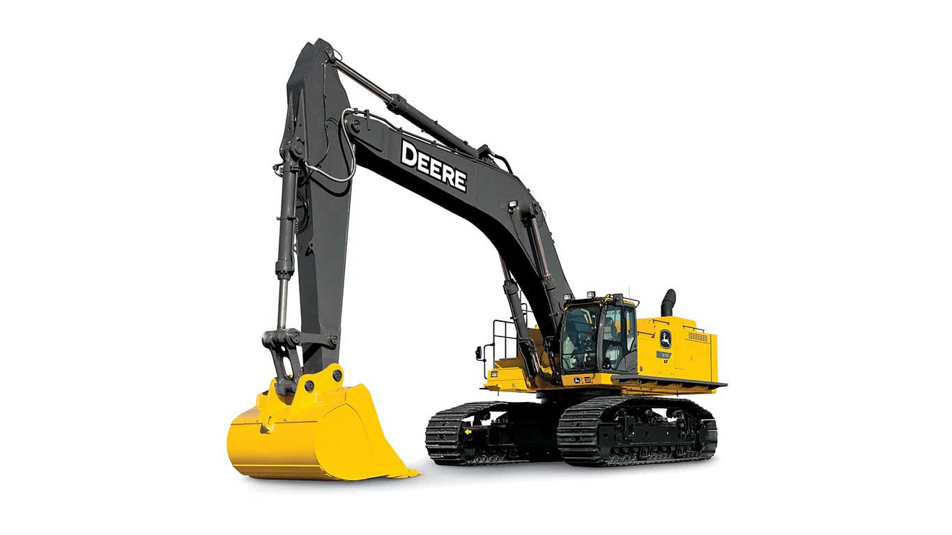 870 P-Tier Large Excavator on a white background