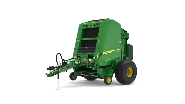 Front left facing 461M Round Baler on a white background (7th thumbnail)