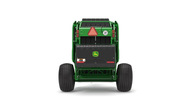 Rear facing 461M Round Baler on a white background (4th thumbnail)