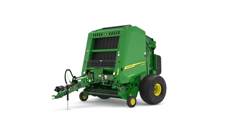 Front left facing 561M Round Baler on a white background (7th thumbnail)