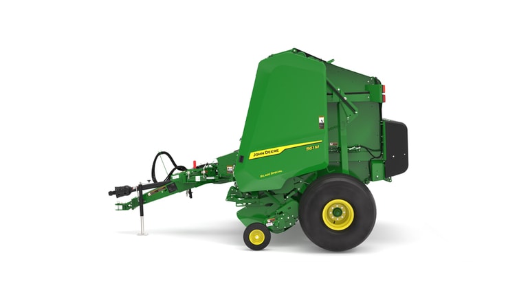 Left facing 561M Round Baler on a white background (6th thumbnail)