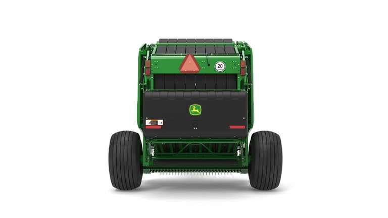 Rear facing 561M Round Baler on a white background (4th thumbnail)