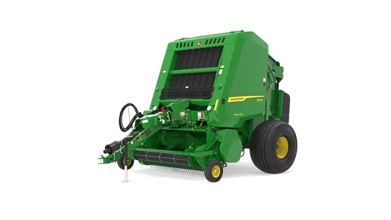 Front left facing 561R Round Baler on a white background (7th thumbnail)