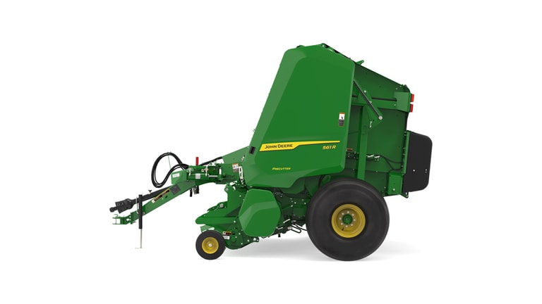 Left facing 561R Round Baler on a white background (6th thumbnail)