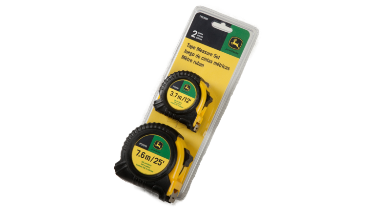 set of two tape measurers