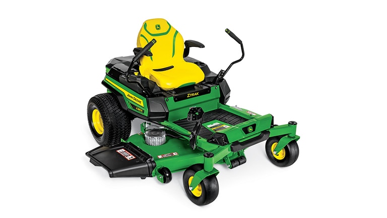 Front-right view studio image of a Z380R ZTrak Zero-Turn Mower