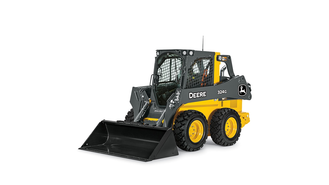 324G Skid Steer on white background