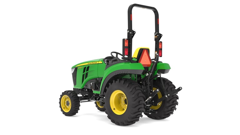 Rear-left facing 2032R Compact Tractor on a white background (3rd thumbnail)