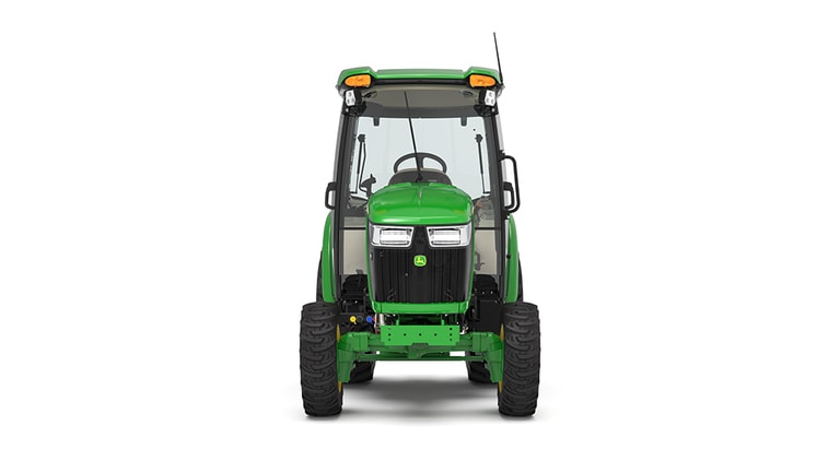 Front view of 3033R Compact Tractor on a white background (8th thumbnail)