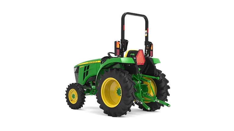 Rear view of 3035D Compact Tractor on a white background (3rd thumbnail)