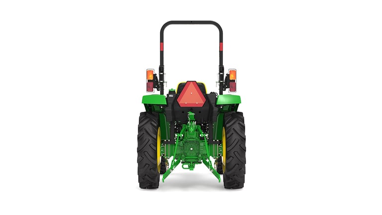 Rear view of 3035D Compact Tractor on a white background (4th thumbnail)