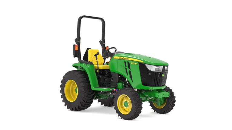 Front-right facing 3039R Compact Tractor on a white background (7th thumbnail)