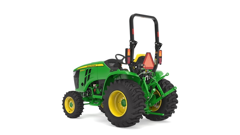 Rear-left facing 3039R Compact Tractor on a white background (3rd thumbnail)