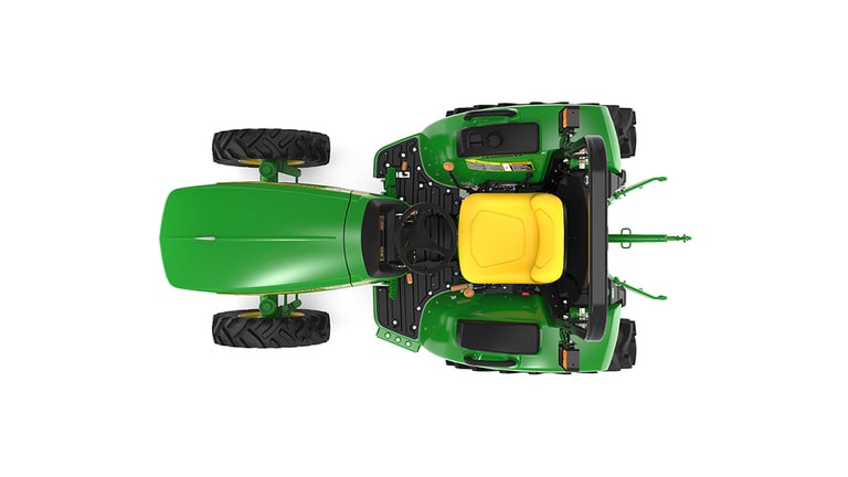 Top view of 3043D Compact Tractor on a white background (9th thumbnail)
