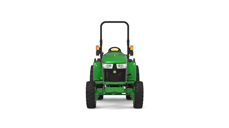 Front view of 3046R Compact Tractor on a white background (8th thumbnail)