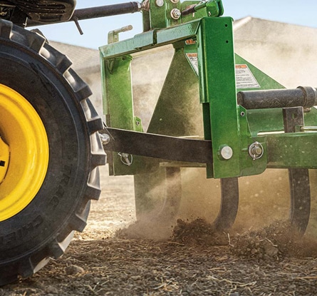 tractor wheel and tractor attachment