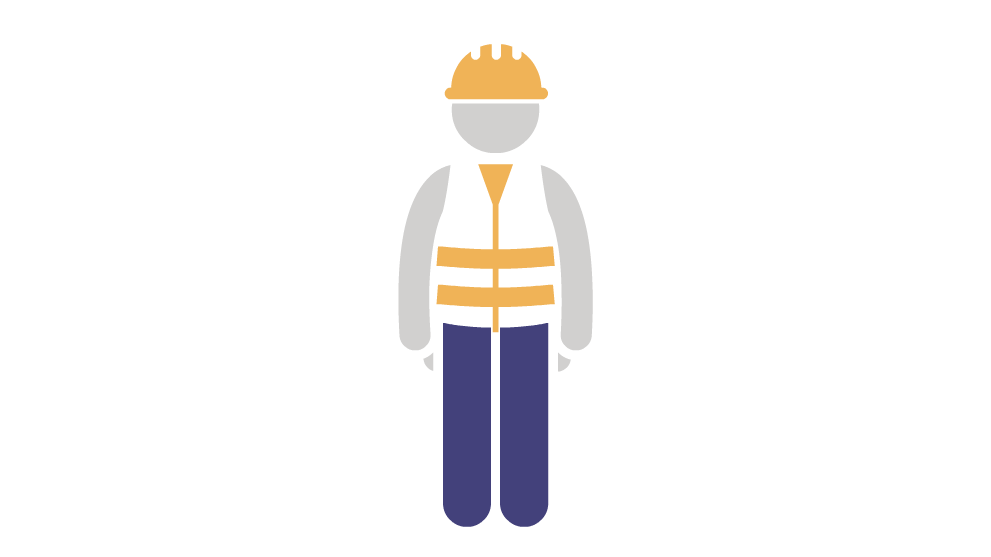 An icon showing multiple construction workers