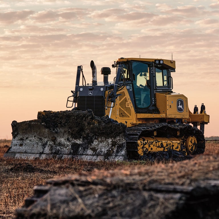 850 X-Tier Buldozer on a job site
