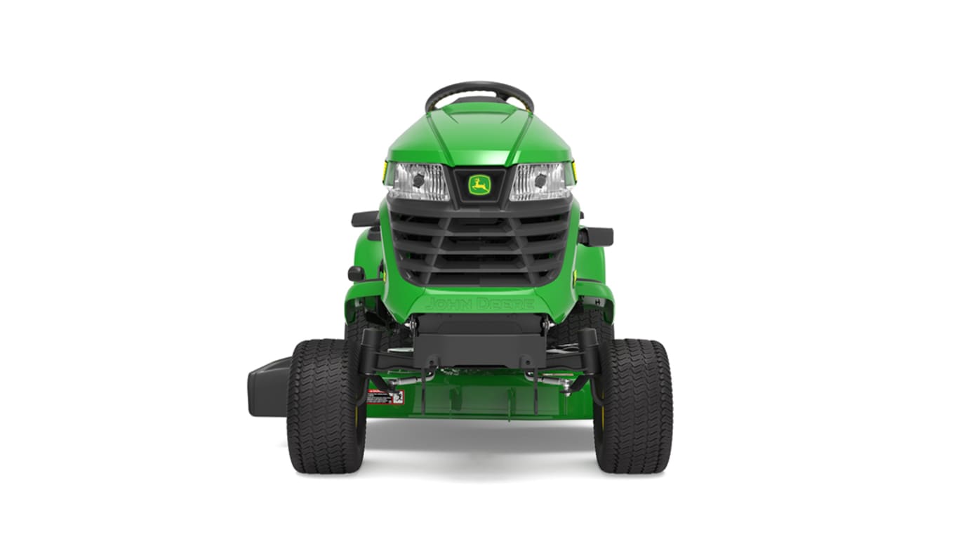 Front-facing X350 Lawn Tractor on a white background