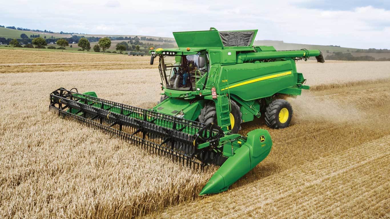Oat Harvest Grain Harvesting S780 Combine John Deere US