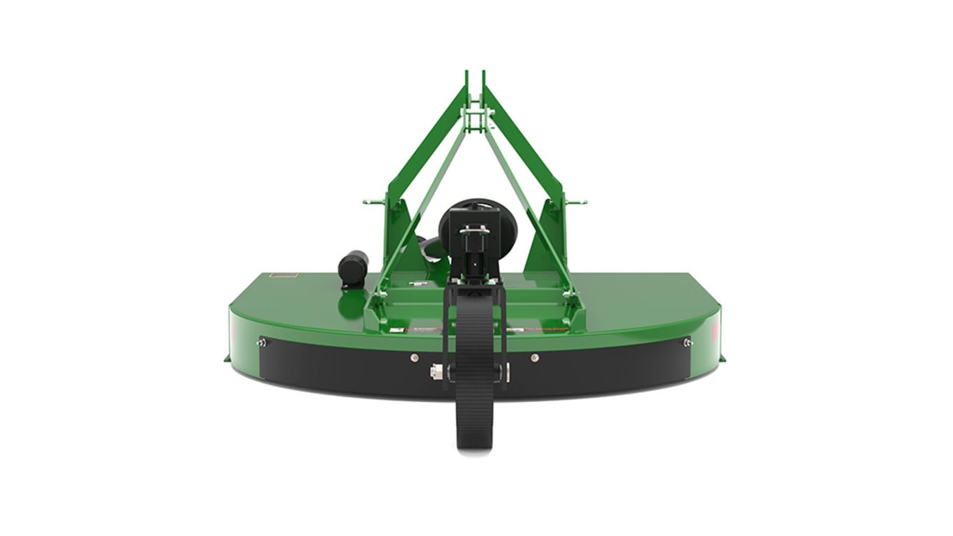 Studio shot of a green rear-facing RC2060 rotary cutter on a white background.