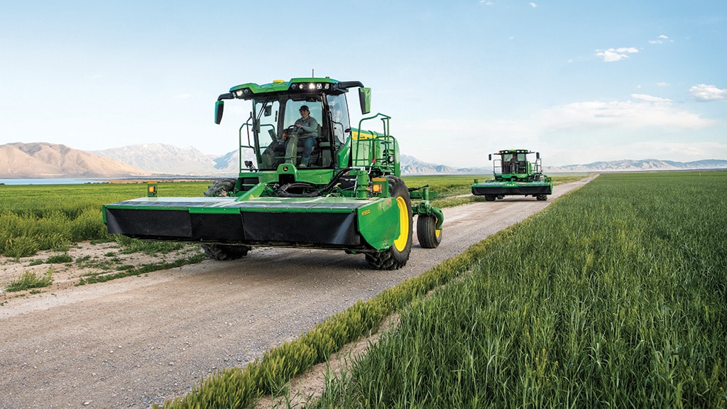 Hay And Forage Mowing Equipment Windrowers And Platforms John Deere Us