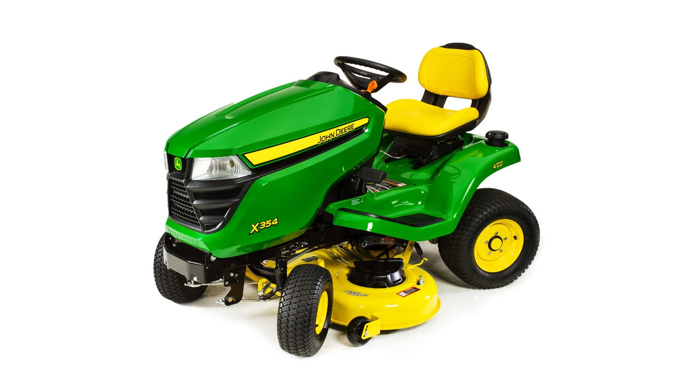 studio image of X354 select series lawn tractor