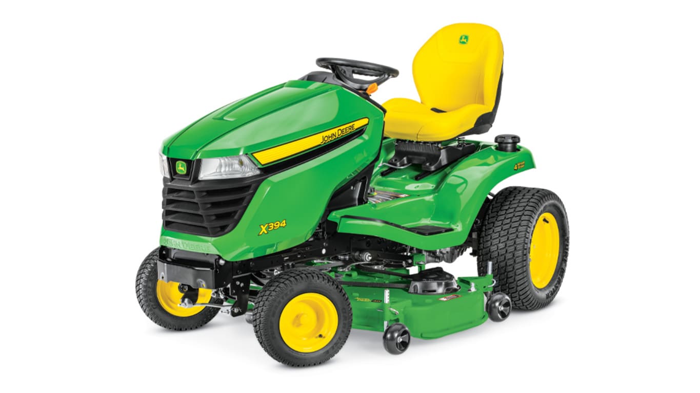 studio image of x394 48in lawn tractor