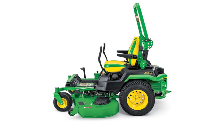 Studio image with a side view of a Z530R mower