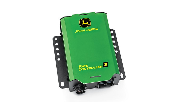 Green John Deere Rate Controller 3 with black brackets and connectors (4th thumbnail)