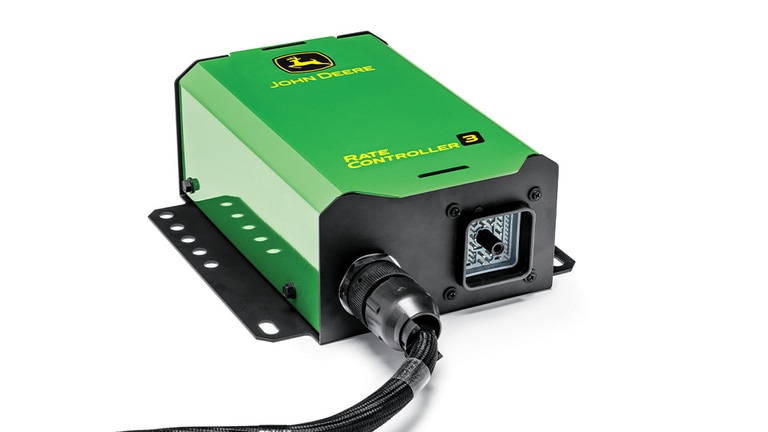 Green and black John Deere Rate Controller 3 with front-facing connectors (3rd thumbnail)
