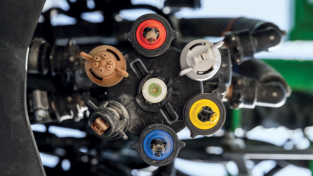 ExactApply Nozzle Control System Close up view of ExactApply Nozzle Control System.