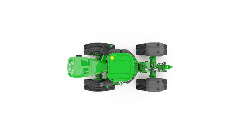 9RX 710 Static image displaying tractor