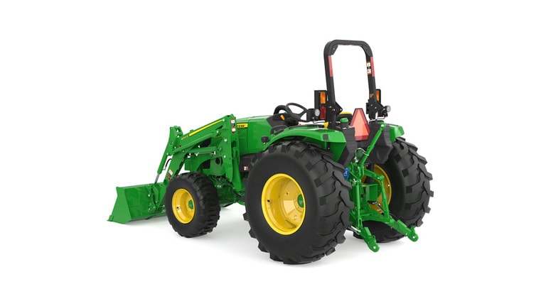 Rear left studio image of 4052m heavy duty compact utility tractor (5th thumbnail)