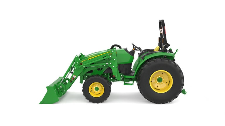 Left studio image of 4066m heavy duty compact utility tractor (4th thumbnail)