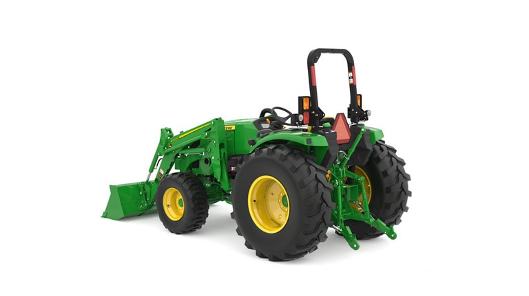 Rear left studio image of 4066m heavy duty compact utility tractor (5th thumbnail)