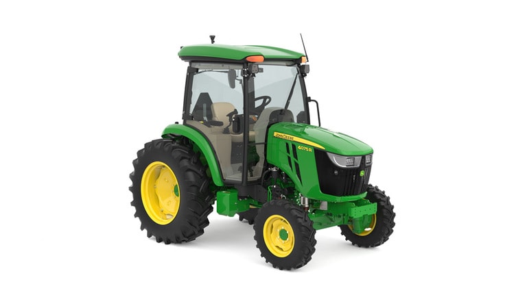 Front right studio image of 4075r compact utility tractor (2nd thumbnail)