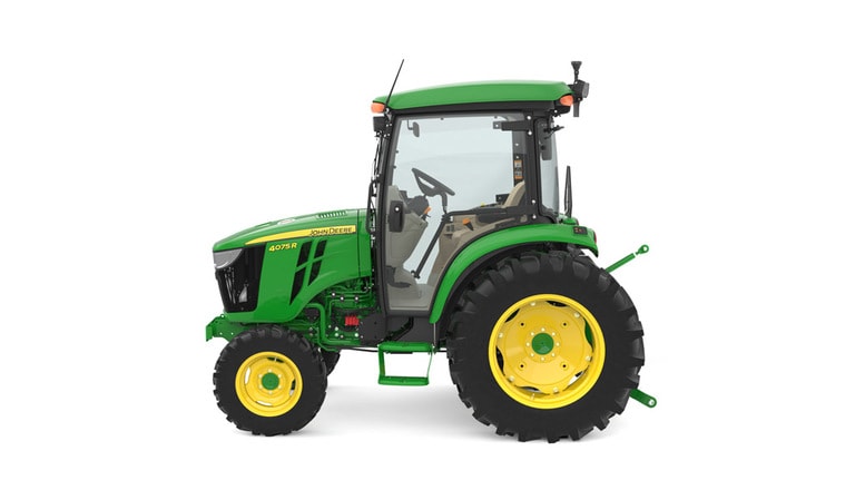 Left studio image of 4075r compact utility tractor (4th thumbnail)