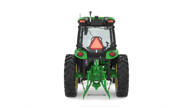 Rear studio image of 4075r compact utility tractor (7th thumbnail)