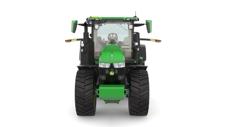 Front view of 7R 270 Tractor on a white background (8th thumbnail)