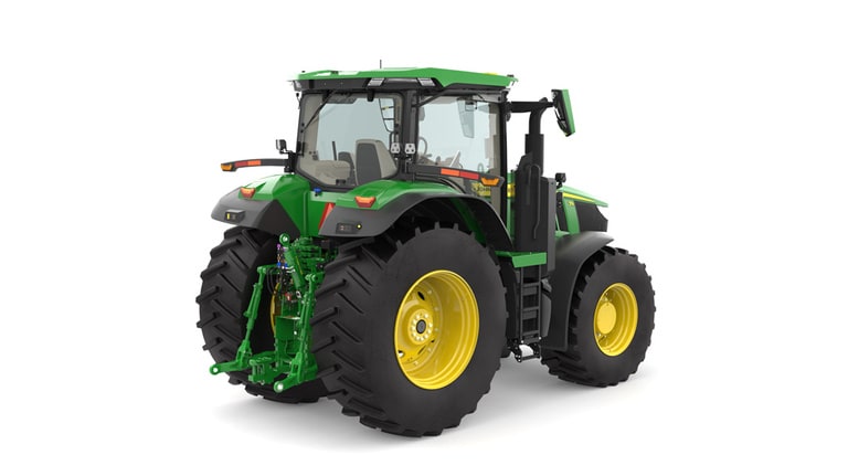 Rear right-facing 7R 270 Tractor on a white background (3rd thumbnail)
