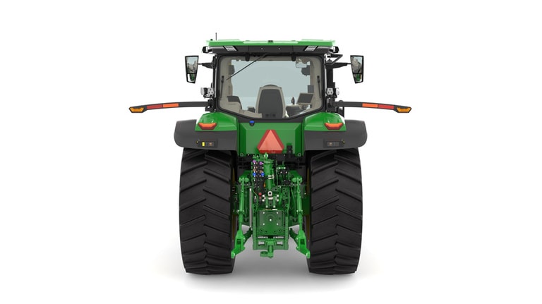 Rear view of 7R 270 Tractor on a white background (4th thumbnail)